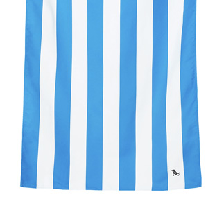 Blue Striped Dock and Bay Towel